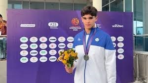 Əlimurad Hacızadə: \"Gümüş medal qazanaraq Azərbaycanın medal sayına öz töhfəmi verdim\"