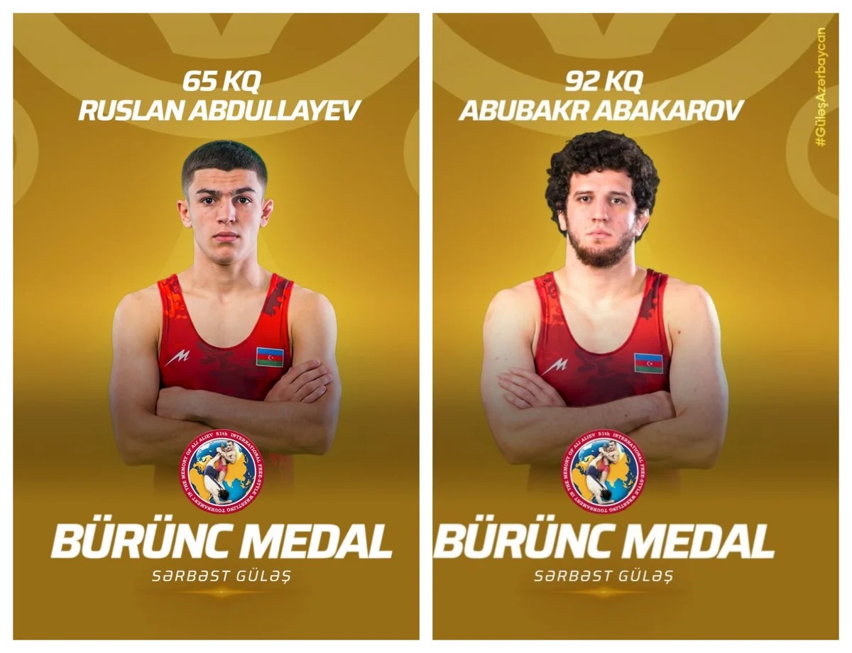  İki sərbəst güləşçimiz beynəlxalq turnirdə bürünc medal qazanıb 