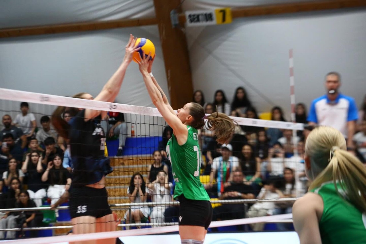 Qadın voleybol yığmamız Estoniyaya qalib gəldi