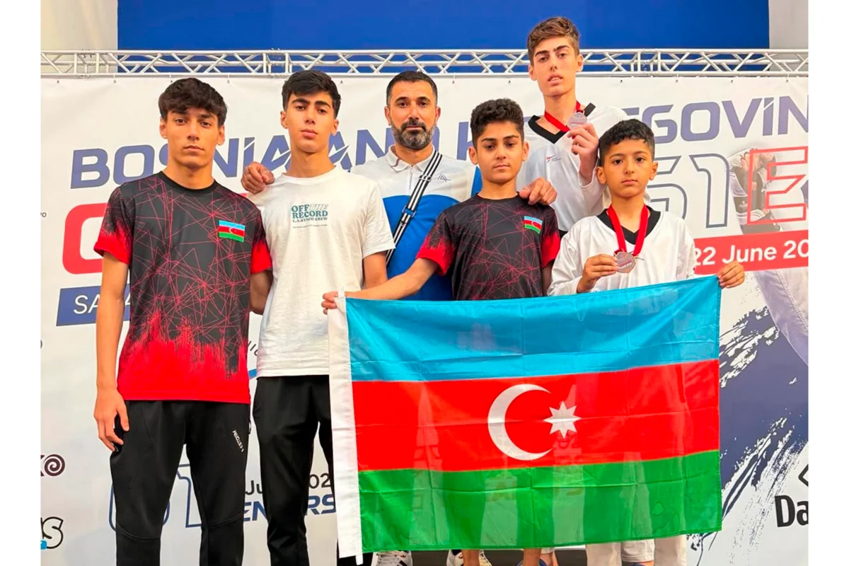 Taekvondoçularımız beynəlxalq turnirdə 6 medal qazanıblar