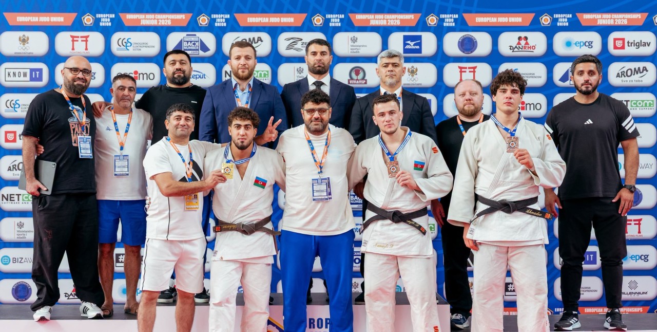 Cüdoçularımız Avropa birinciliyini 5 medalla başa vurdular