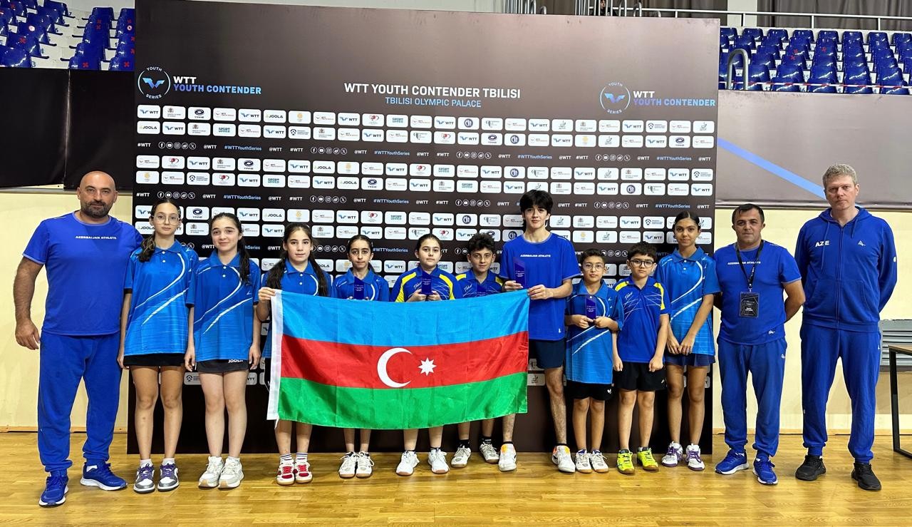 Stolüstü tennisçilər Tbilisidən 5 medalla qayıdırlar&nbsp;&nbsp;
