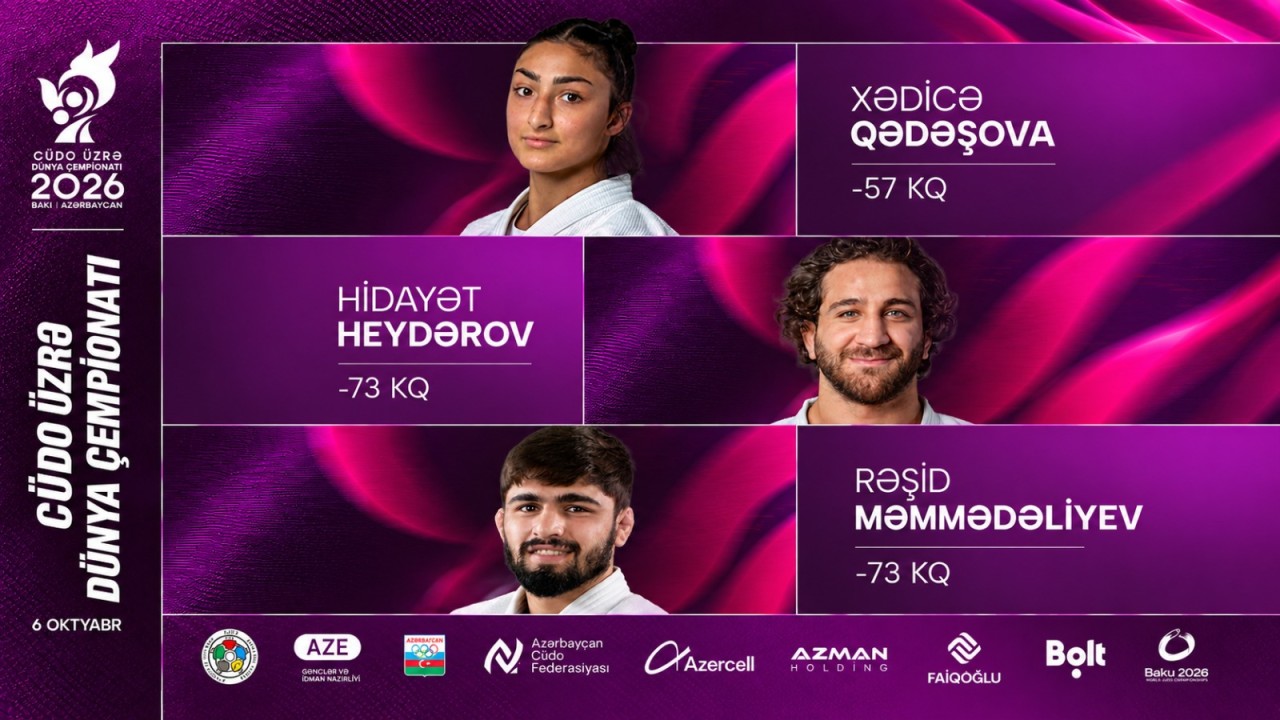 Olimpiya çempionumuz dünya çempionatında mübarizəyə başlayır