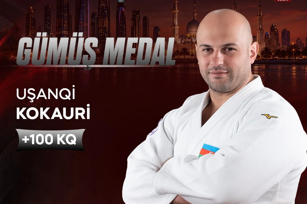 Uşanqi Kokauri \"Böyük Dəbilqə\" turnirində gümüş medal qazandı  