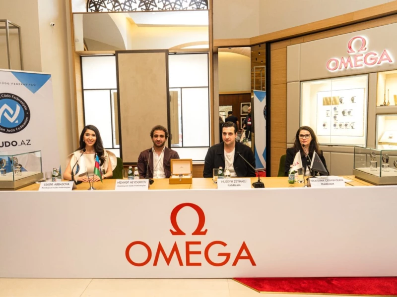 \"Italdizain\" şirkəti və \"OMEGA\" brendi Olimpiya çempionu ilə əməkdaşlıqlarını elan edib - FOTO
