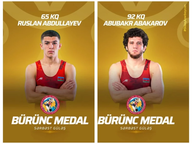  İki sərbəst güləşçimiz beynəlxalq turnirdə bürünc medal qazanıb 