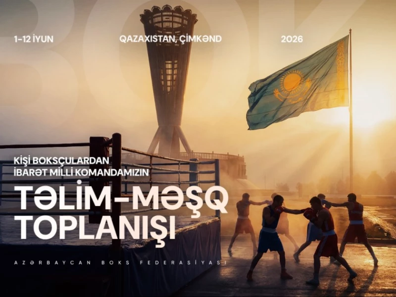 Kişi boksçulardan ibarət millimiz Dünya Kubokuna Çimkənddə hazırlaşacaq