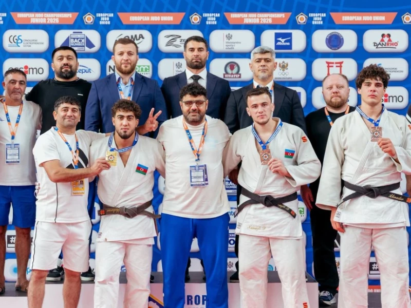Cüdoçularımız Avropa birinciliyini 5 medalla başa vurdular