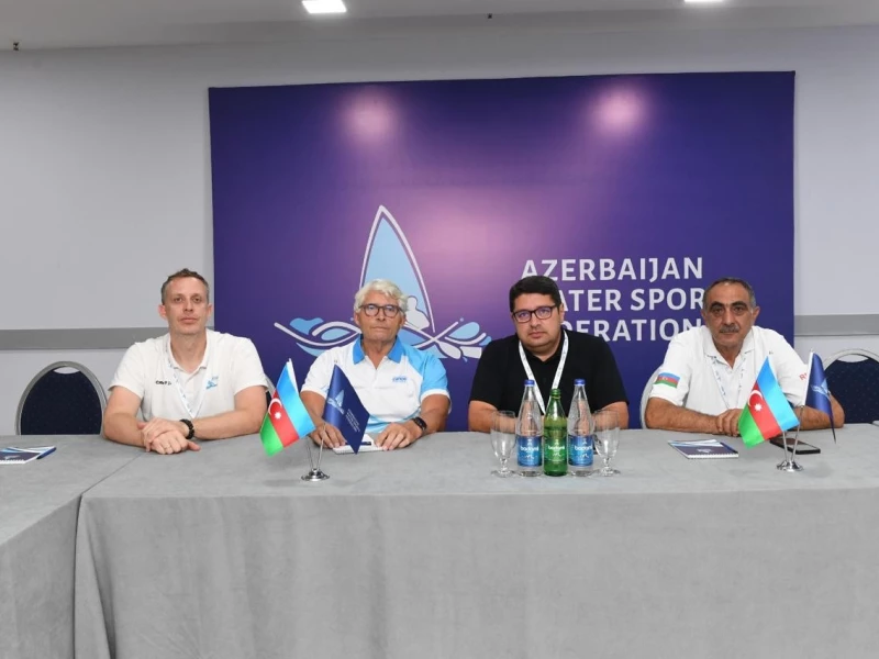 Mingəçevirdə kayak və kanoe marafonunun təqdimatı keçirilib
