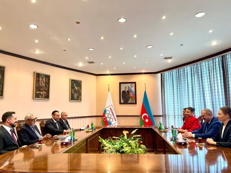 MOK-da Belarus Milli Olimpiya Komitəsinin prezidenti ilə görüş keçirilib