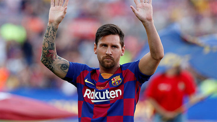 Lionel Messi fərdi məşq edir