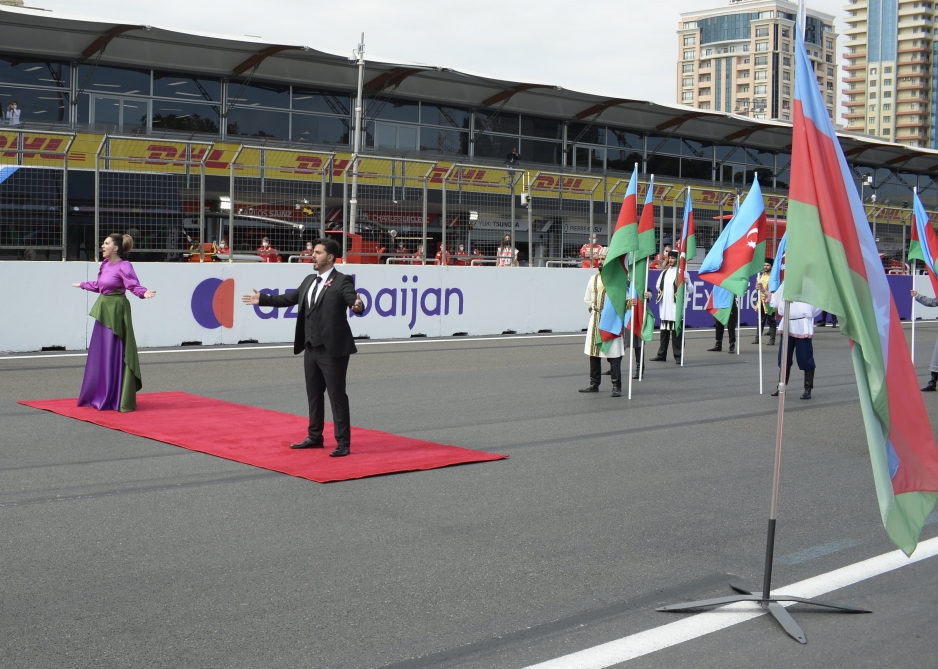 Formula 1 Azərbaycan Qran-Prisinin açılış mərasimi keçirilib