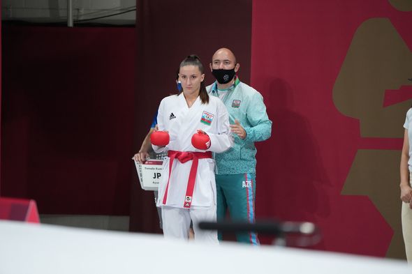 İrina Zaretska Tokio Olimpiadasına qələbə ilə başladı - FOTO