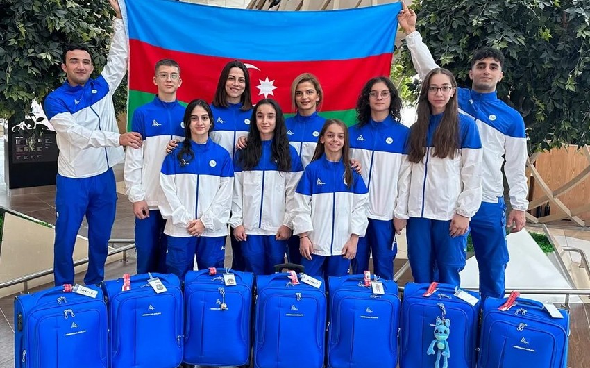 Gimnastlarımız üçün Bolqarıstana yollanıblar