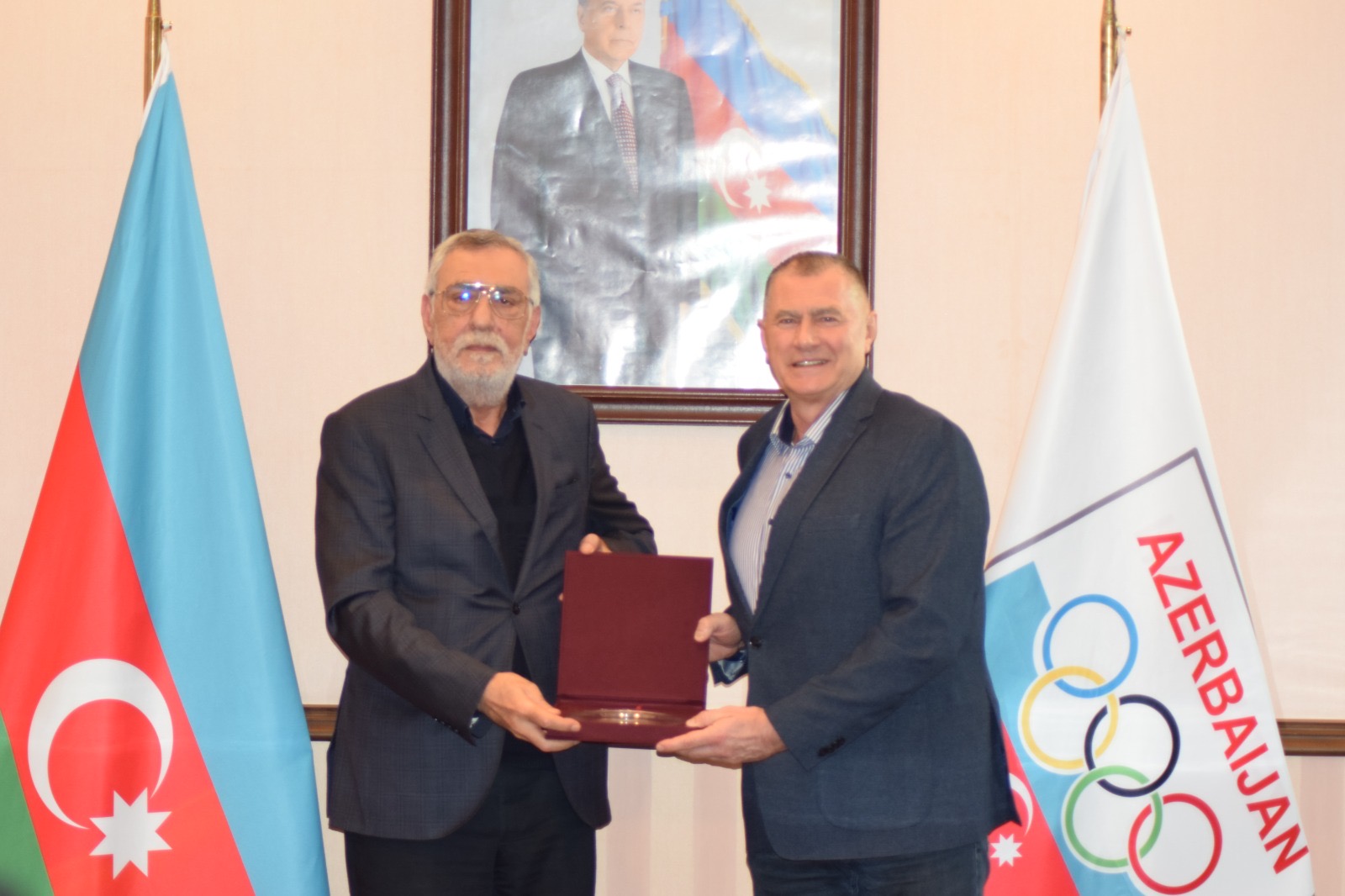 Milli Olimpiya Komitəsində Avropa Atletika Assosiasiyasının prezidenti ilə görüş olub