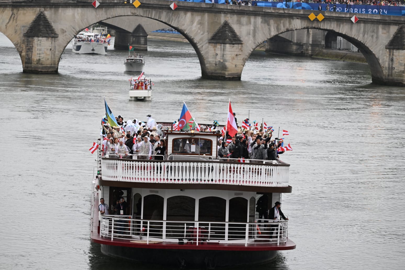 Paris-2024 Yay Olimpiya Oyunlarının açılış mərasimində MOK-un rəsmiləri də iştirak edib