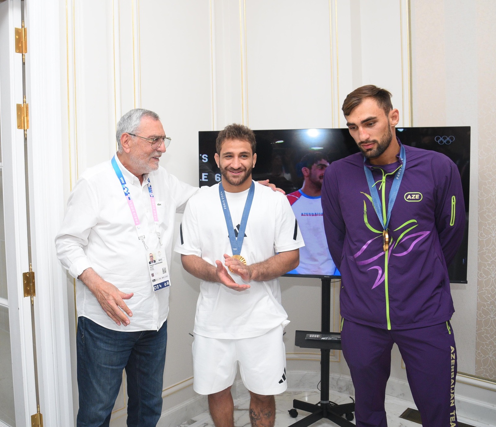 &ldquo;Azərbaycan Olimpiya Evi&rdquo;ndə Olimpiya çempionları ilə görüş olub