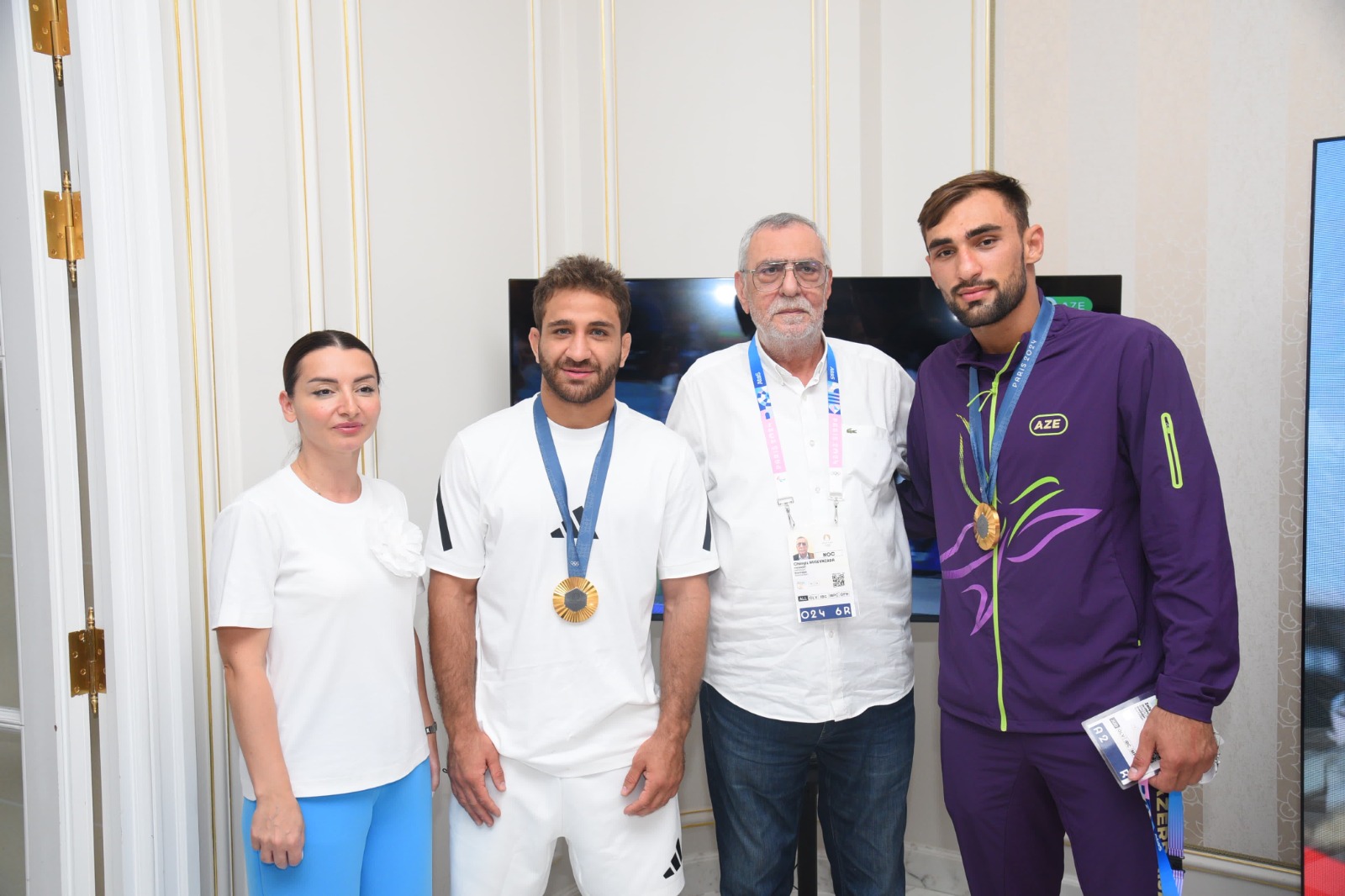 &ldquo;Azərbaycan Olimpiya Evi&rdquo;ndə Olimpiya çempionları ilə görüş olub