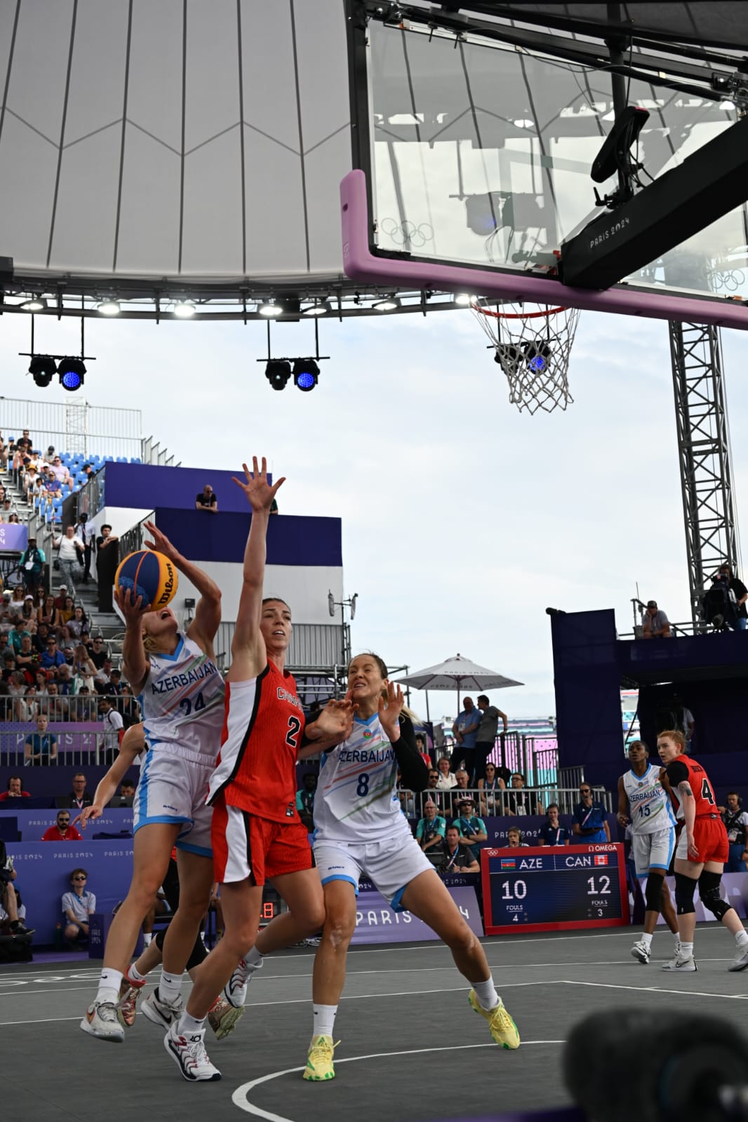 Paris-2024: Basketbol millimiz medallar uğrunda mübarizəni dayandırdı