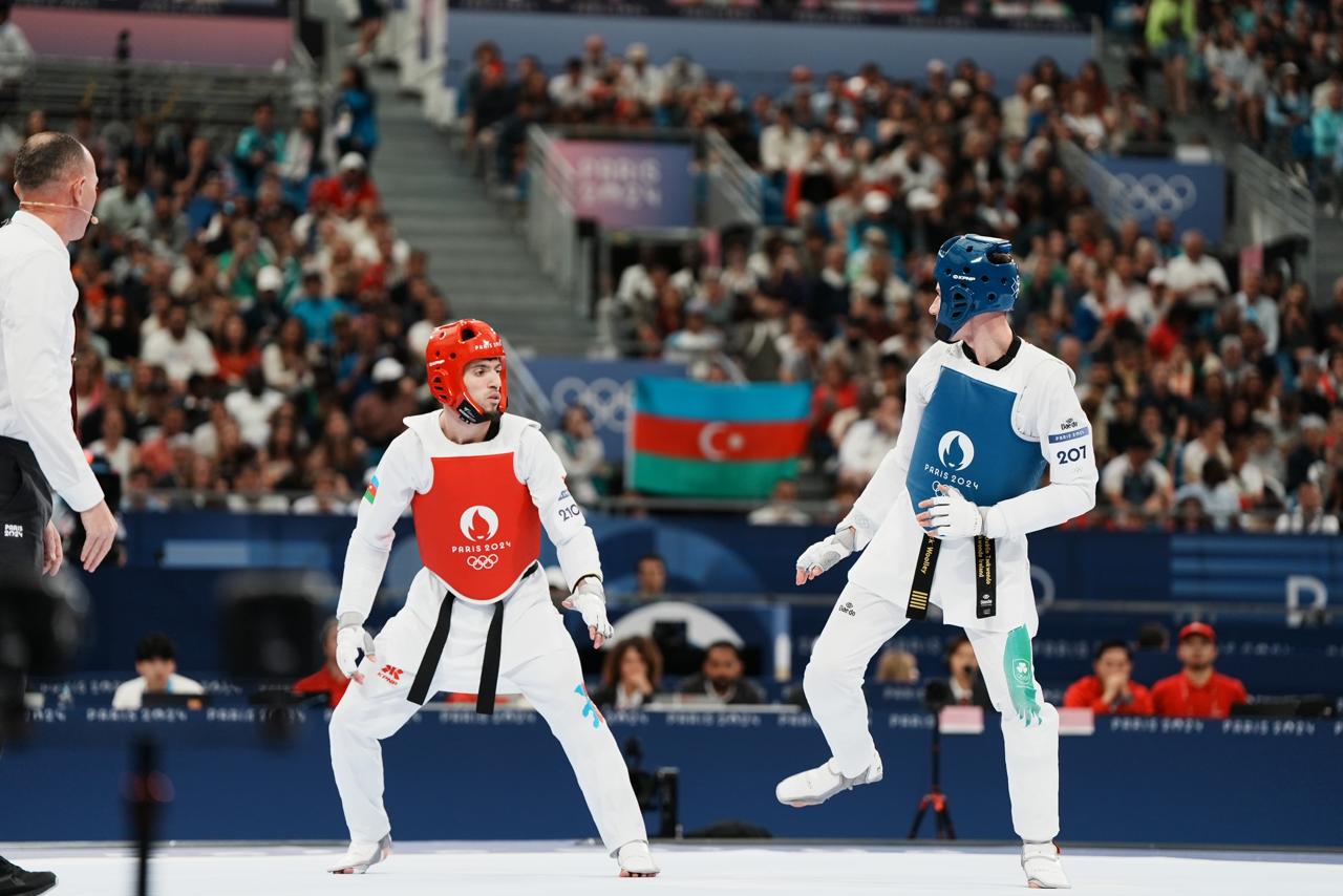 Paris-2024: Taekvondoçumuz 1/4 finala vəsiqə qazandı