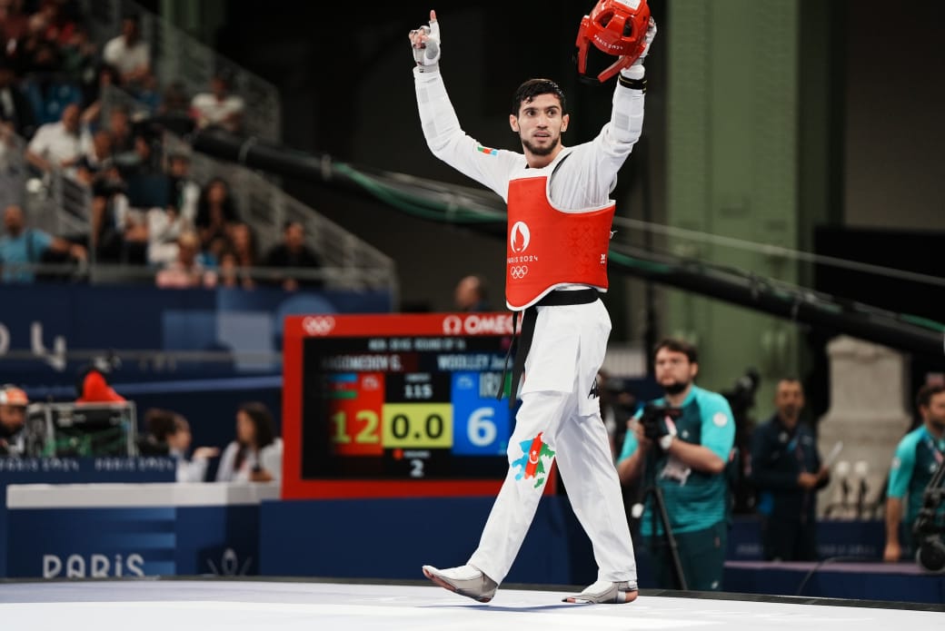 Paris-2024: Taekvondoçumuz 1/4 finala vəsiqə qazandı