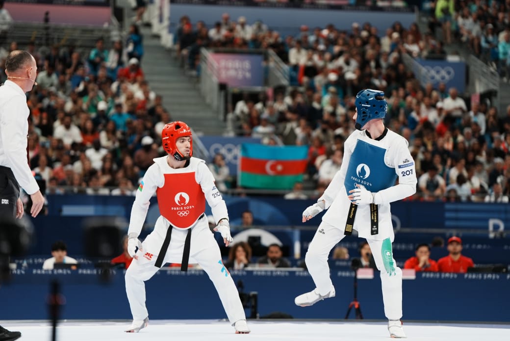 Paris-2024: Taekvondoçumuz 1/4 finala vəsiqə qazandı