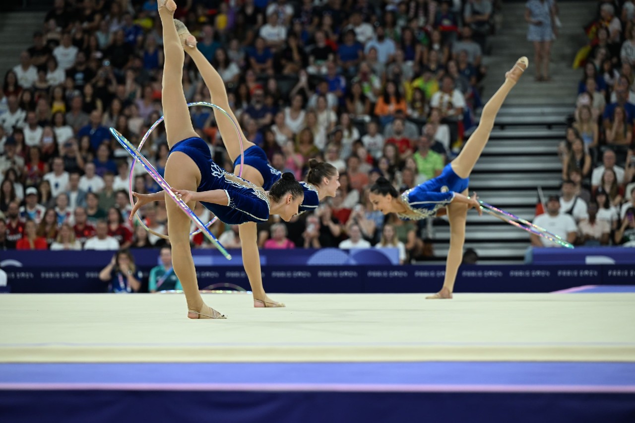 Paris-2024: Azərbaycanın bədii gimnastika üzrə qrup hərəkətləri komandası mübarizəyə başlayıb