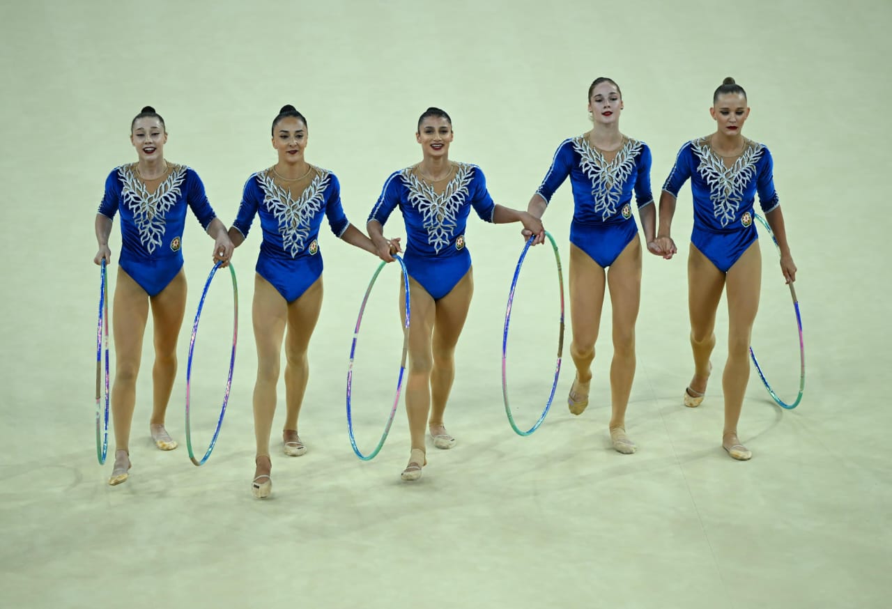 Paris-2024:&nbsp;Bədii gimnastika üzrə qrup hərəkətləri komandamız final mərhələsində ilk çıxışını başa vurdu