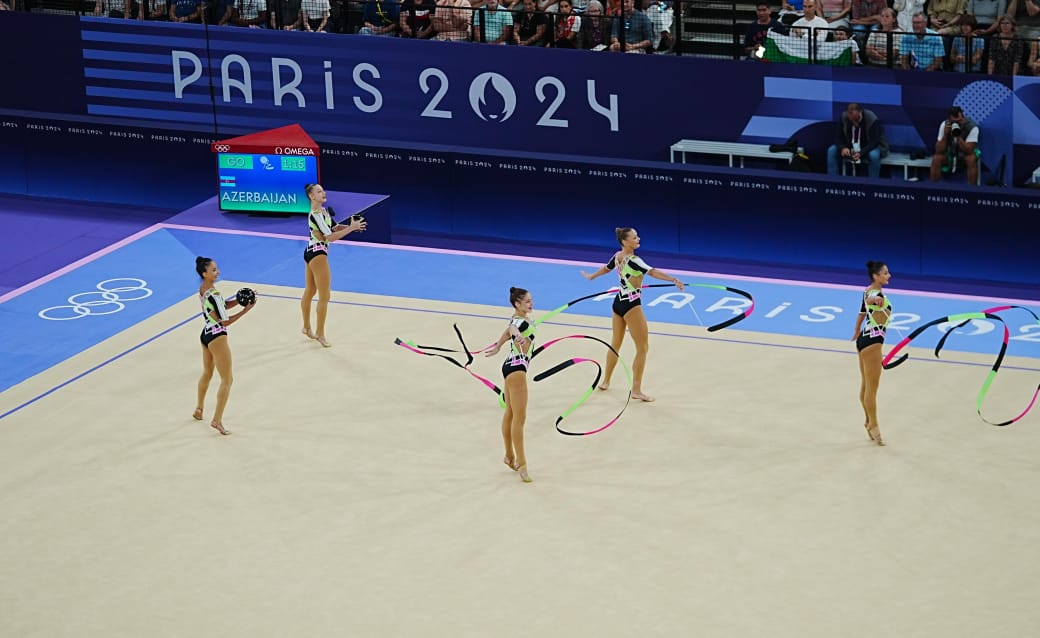 Gimnastika komandamız Paris-2024-də növbəti çıxışını başa vurdu