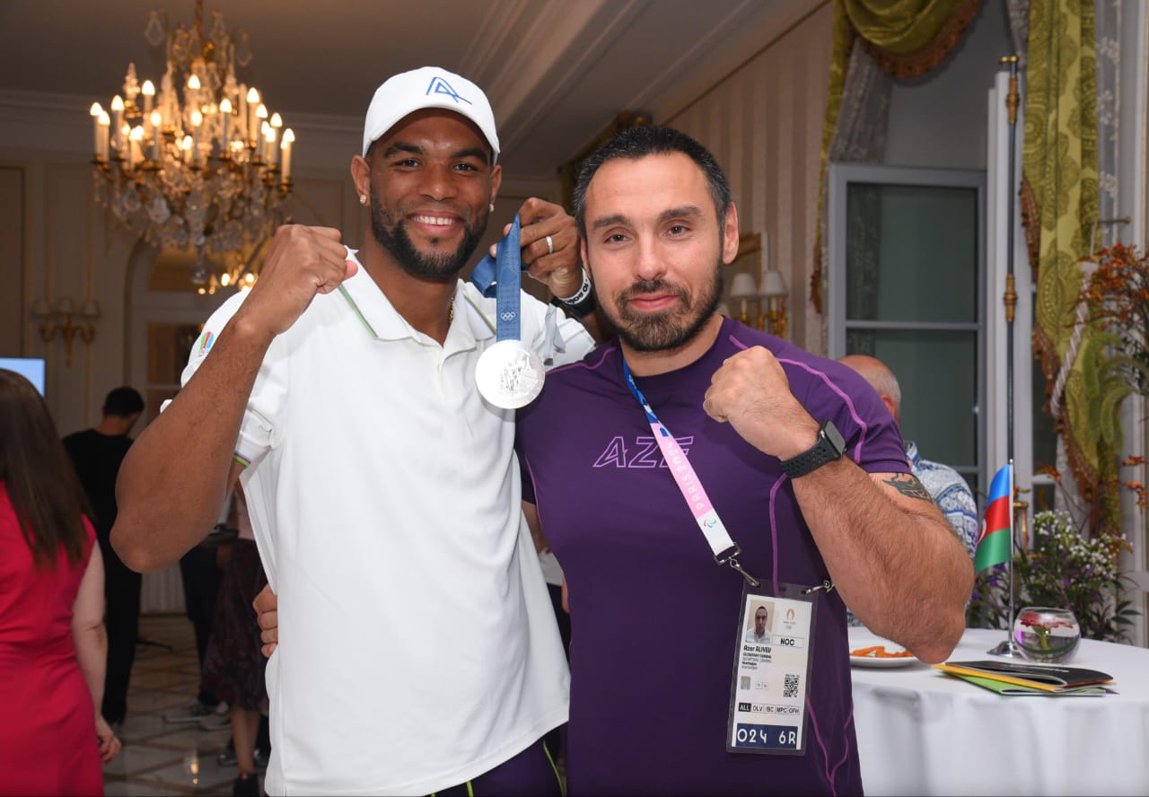 &ldquo;Azərbaycan Olimpiya Evi&rdquo;ndə XXXIII Yay Olimpiya Oyunlarında medal qazanmış idmançılarımızla görüş olub