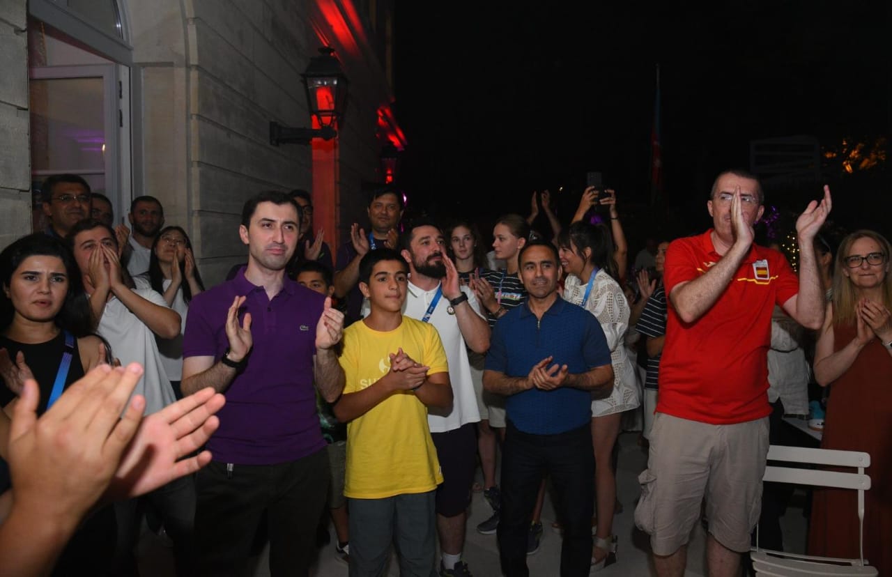 &ldquo;Azərbaycan Olimpiya Evi&rdquo;ndə XXXIII Yay Olimpiya Oyunlarında medal qazanmış idmançılarımızla görüş olub