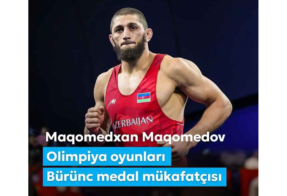 Birinci vitse-prezident Mehriban Əliyeva Maqomedxan Maqomedovu bürünc medal qazanması münasibətilə təbrik edib