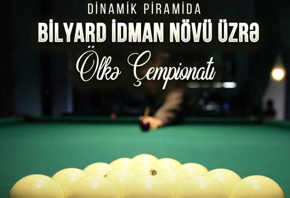 Bilyard üzrə ölkə çempionatı keçiriləcək