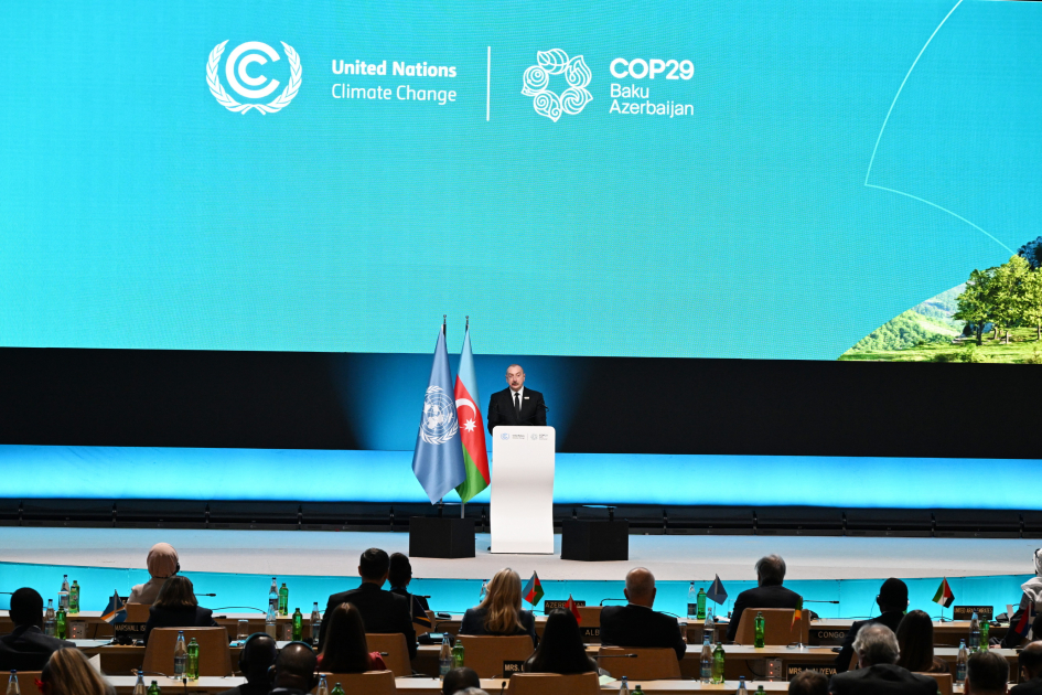 Bakıda COP29-un Liderlər Sammitinin açılış mərasimi keçirilib