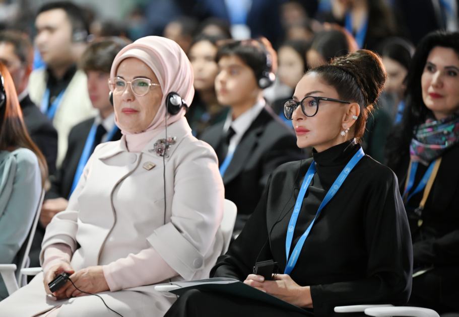 COP29-da birinci xanımların iştirakı ilə &ldquo;Gənclər iqlimfəaliyyətlərinin ön cəbhəsində&rdquo; mövzusunda konfrans keçirilib