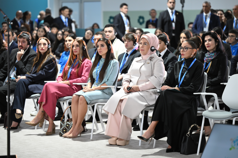 COP29-da birinci xanımların iştirakı ilə &ldquo;Gənclər iqlimfəaliyyətlərinin ön cəbhəsində&rdquo; mövzusunda konfrans keçirilib