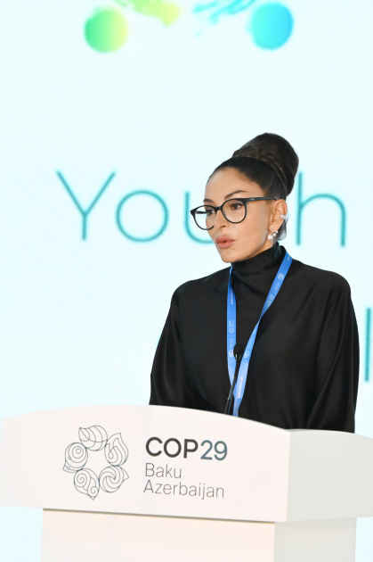 COP29-da birinci xanımların iştirakı ilə &ldquo;Gənclər iqlimfəaliyyətlərinin ön cəbhəsində&rdquo; mövzusunda konfrans keçirilib