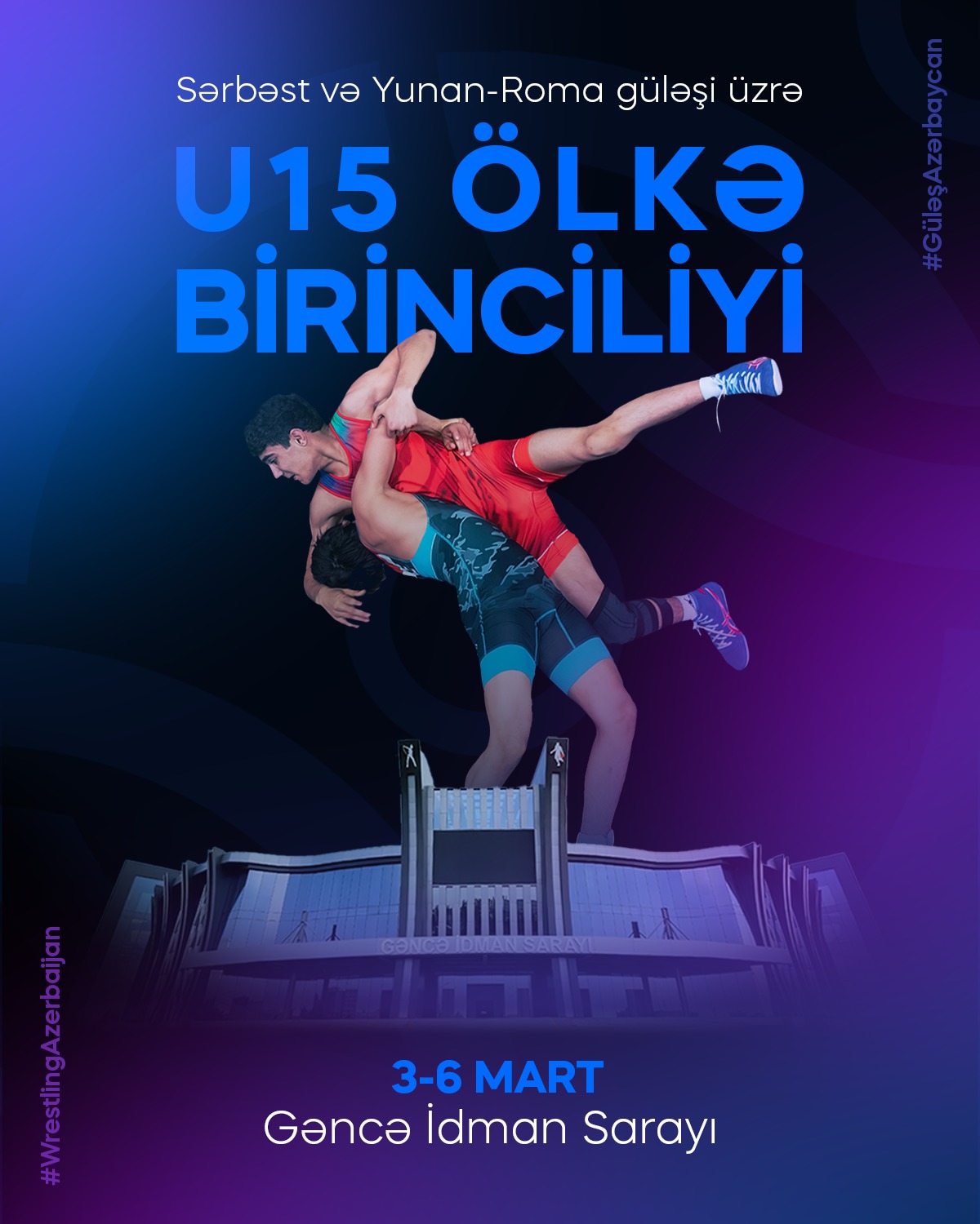 Ölkə birinciliyi Gəncədə keçiriləcək