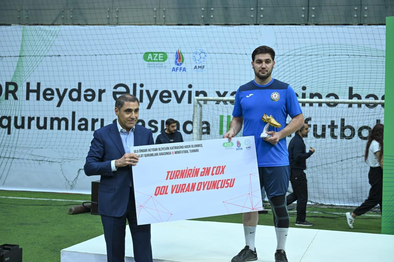 III minifutbol turnirinə yekun vuruldu 