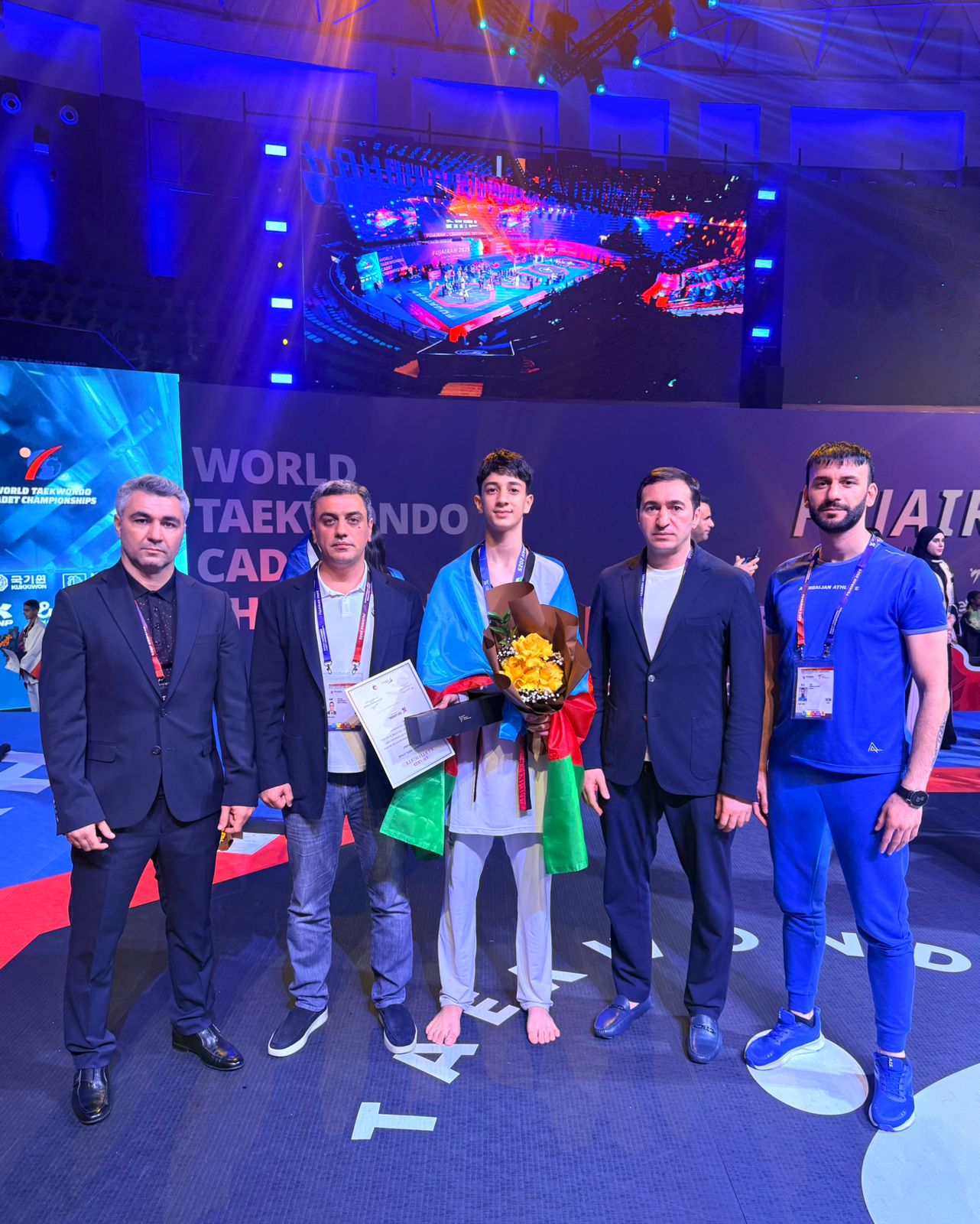 Taekvondoçumuz dünya birinciliyində bürünc medal qazandı 