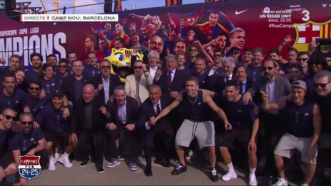 Barselonada çempionluq paradı keçirilir - FOTO