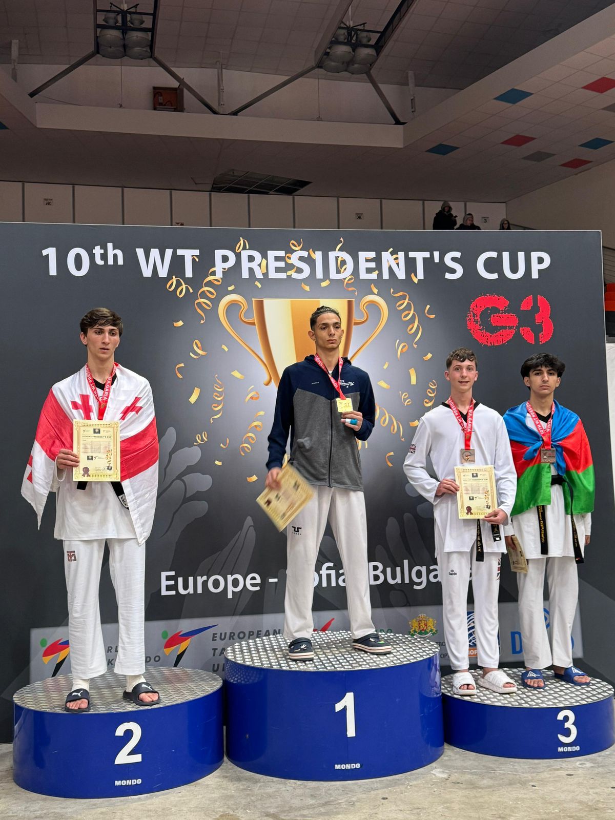 Taekvondoçularımız Bolqarıstanda üç medal qazandılar 