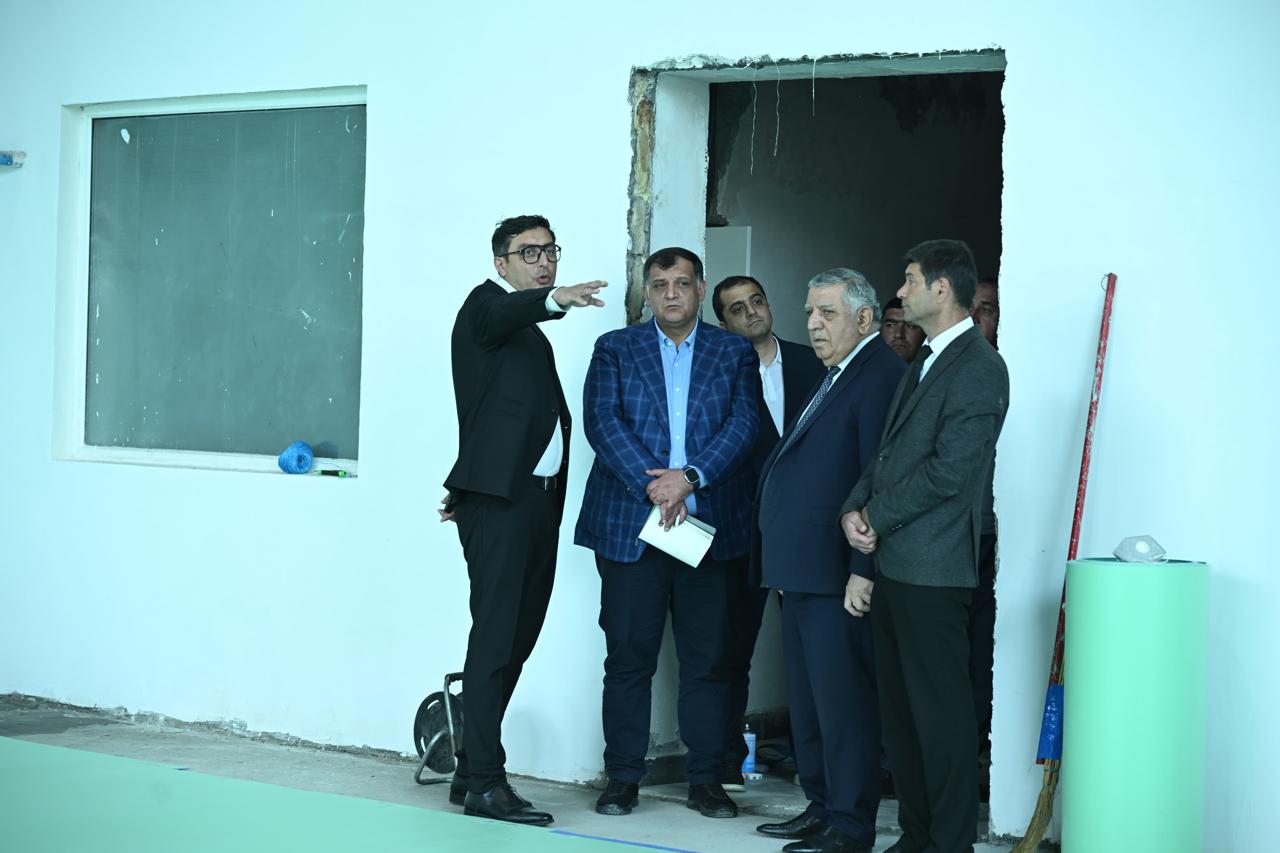 Nazir Zaqatala Olimpiya İdman Kompleksinə baxış keçirib&nbsp;