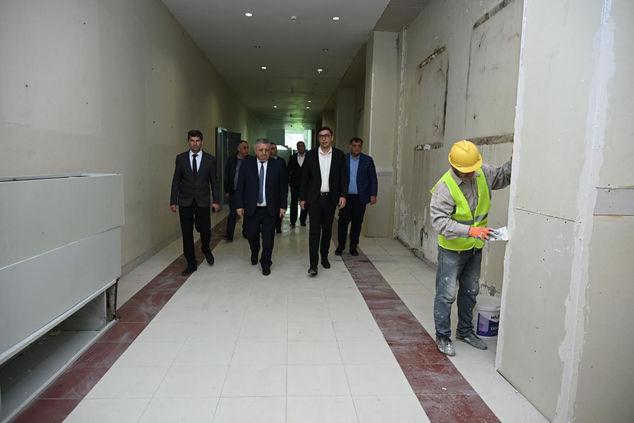 Nazir Zaqatala Olimpiya İdman Kompleksinə baxış keçirib&nbsp;