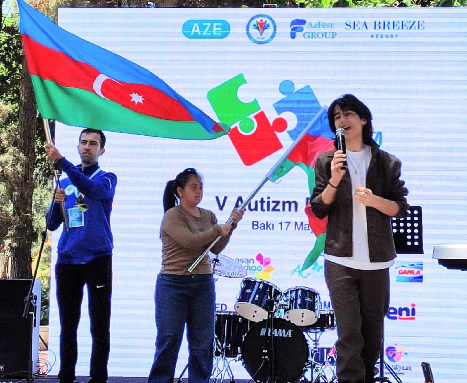 Bakıda autizmli uşaqların cəmiyyətə inteqrasiyası məqsədilə festival keçirilib - FOTO