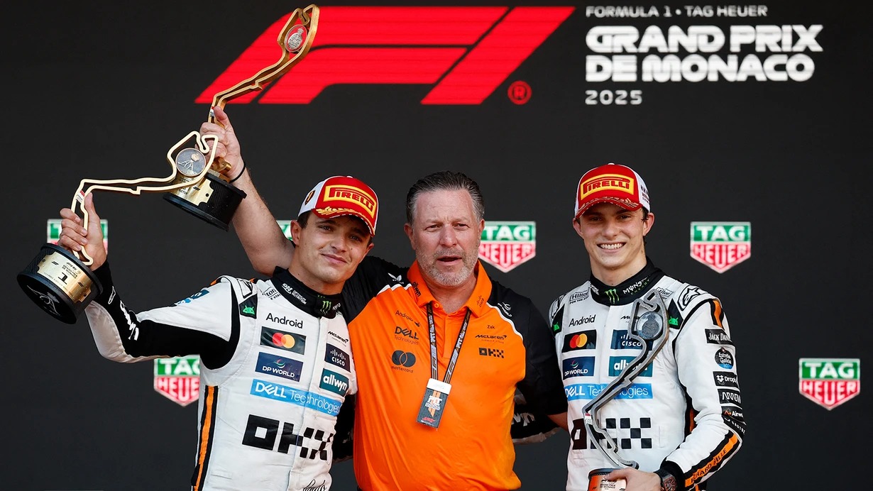 Monako Qran-Prisi: Lando Norris mövsümdə ikinci çempionluğunu qazandı