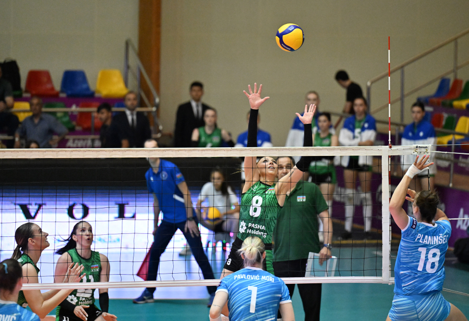 Voleybol millimiz Avropa Qızıl Liqasında ikinci oyununu keçirib