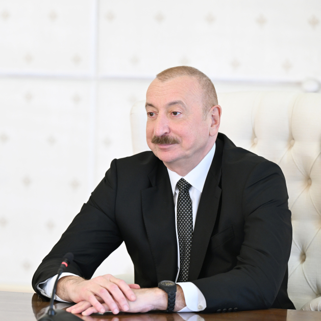 Prezident İlham Əliyev minifutbol üzrə dünya çempionatının qalibi olan Azərbaycan milli komandasının üzvlərini qəbul edib