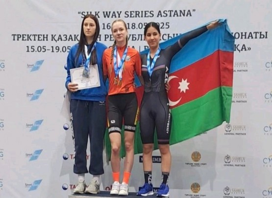 Astaralı idmanci Astanada fəxri kürsüdə yer aldı&nbsp;