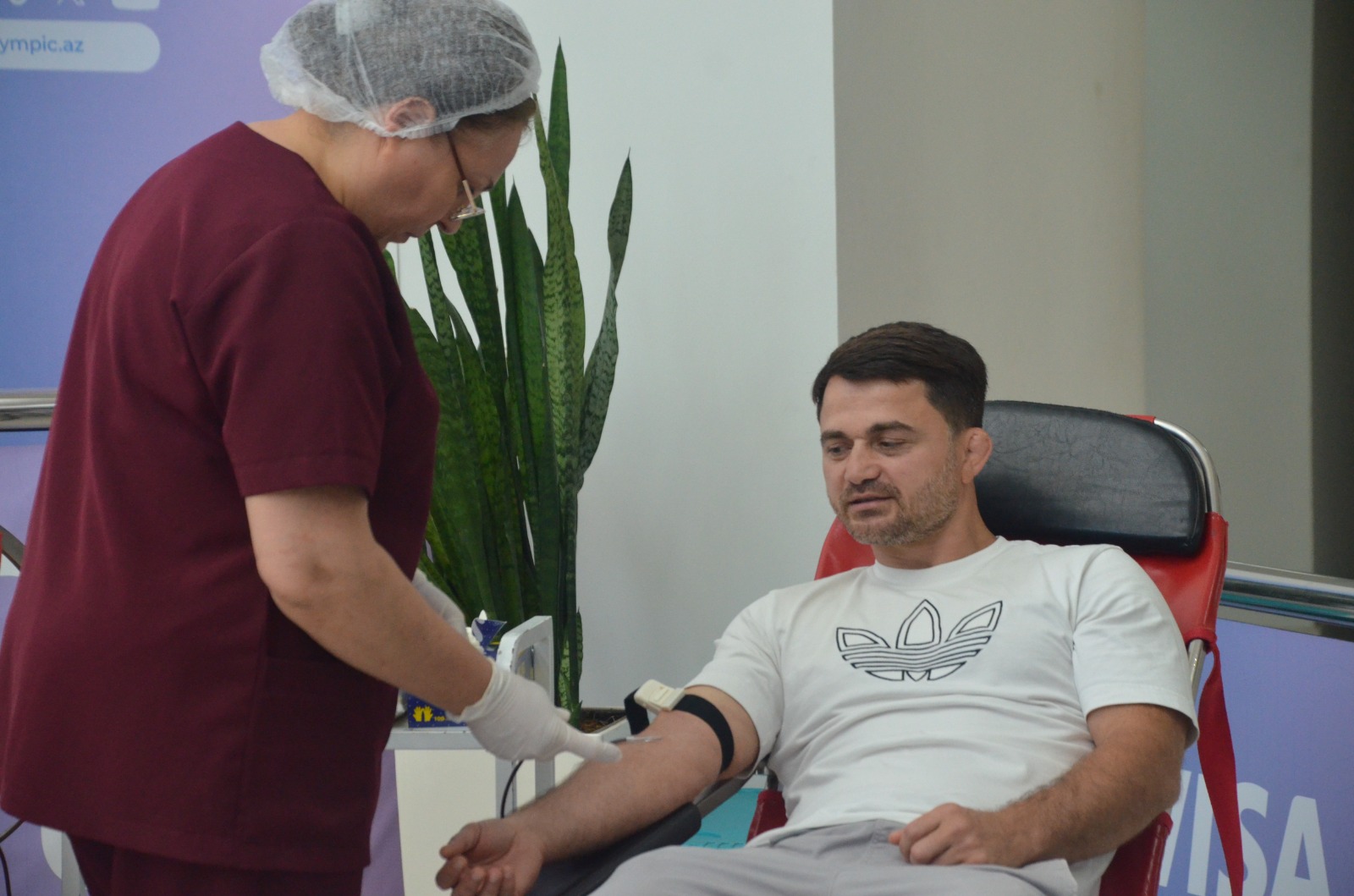 Milli Olimpiya Komitəsində kütləvi qanvermə aksiyası keçirilib